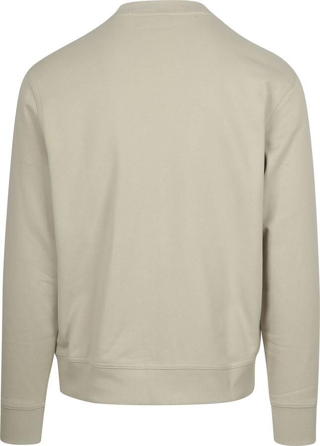 Hugo Boss Crewneck Sweatshirt French Terry Fleece Logo Beige Heren - Foto 7