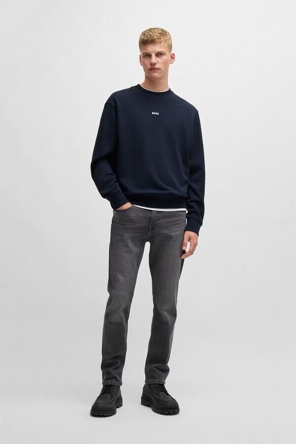 BOSS ORANGE Heren Truien & Vesten Wesmallcrew 10244192 01 Donkerblauw - Foto 10