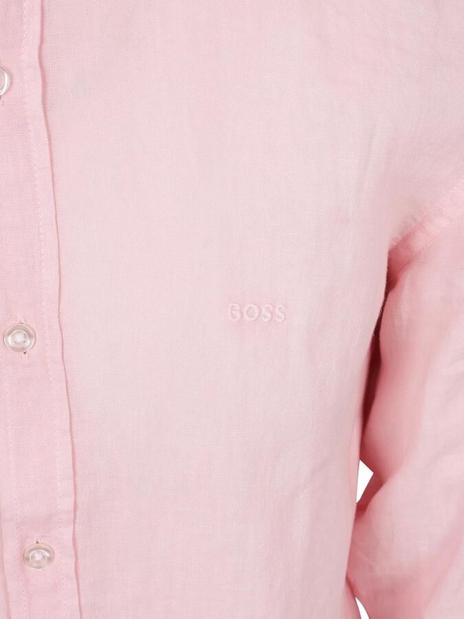 Boss Orange regular fit vrijetijdsoverhemd van puur linnen model 'RELEGANT' - Foto 2