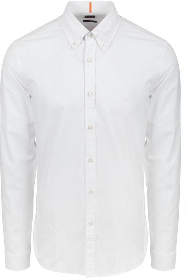 Boss Orange Regular fit zakelijk overhemd met button-downkraag model 'Rickert'