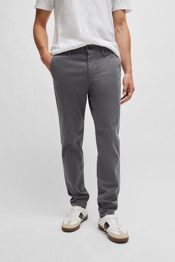 Boss Orange Chino TAPERED met boss-logo aan de achterkant - Foto 5