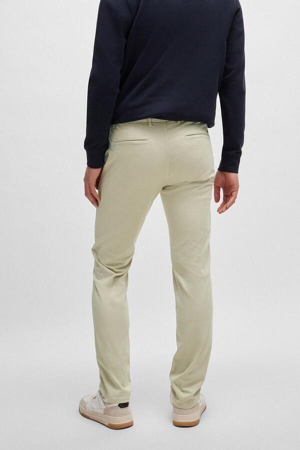Hugo Boss Slim-Fit Chino Broek voor Heren Beige Heren - Foto 6