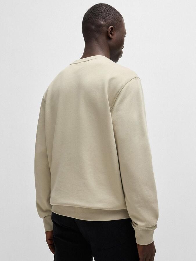 Boss Orange Regular fit sweatshirt van puur katoen model 'Westart' - Foto 6