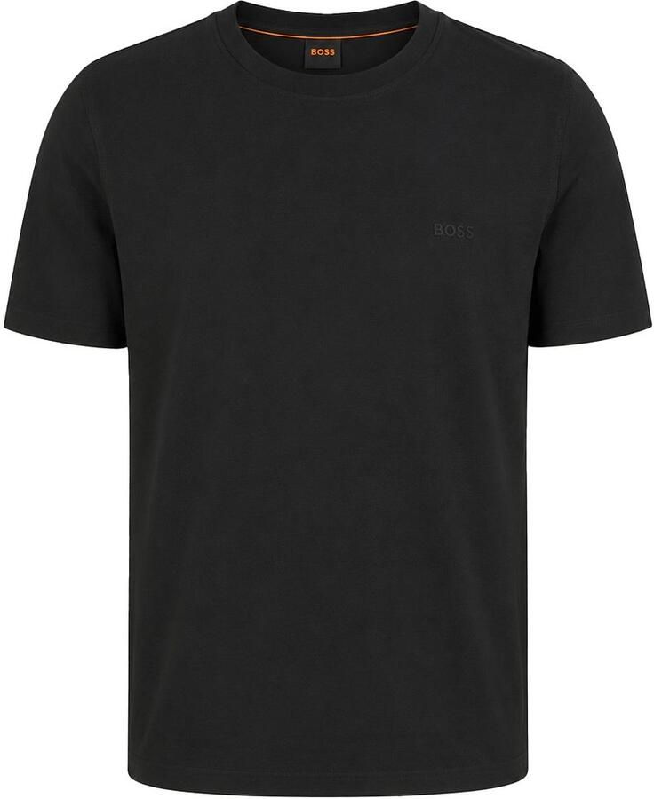 Boss Orange Regular fit t-shirt van puur katoen model 'Te_interlock'
