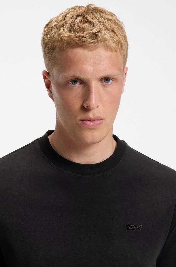 Boss Orange Regular fit t-shirt van puur katoen model 'Te_interlock' - Foto 3