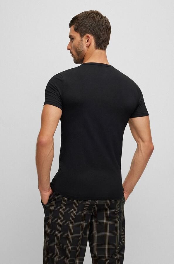 BOSS BLACK Heren Polo's & T-shirts Tshirtrn 2p Modern Zwart - Foto 11