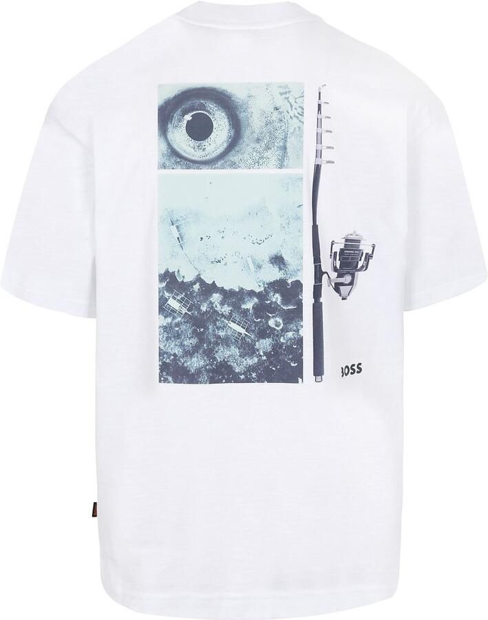 BOSS Casual Te_numbers Heren T-shirt KM - Foto 4