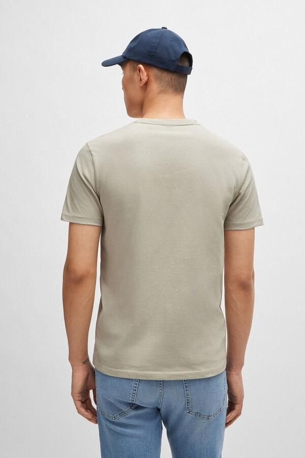 Boss Orange T-shirt Tales met boss-borduursel op de borst - Foto 6