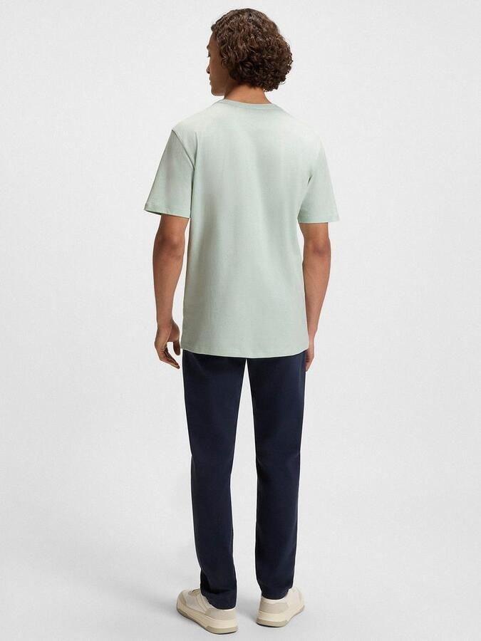 Boss Orange T-shirt Tales met boss-borduursel op de borst - Foto 3