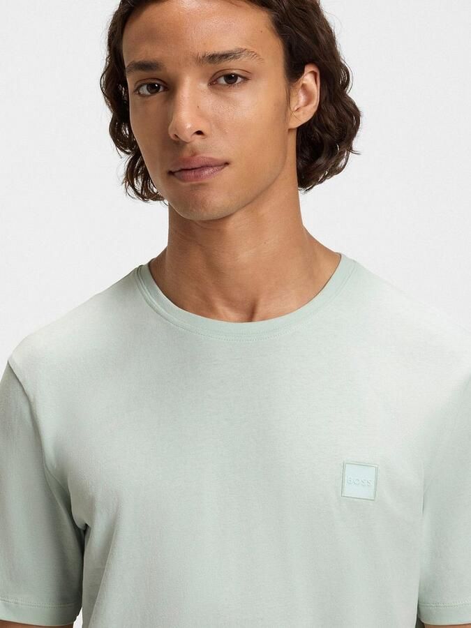 Boss Orange T-shirt Tales met boss-borduursel op de borst - Foto 4