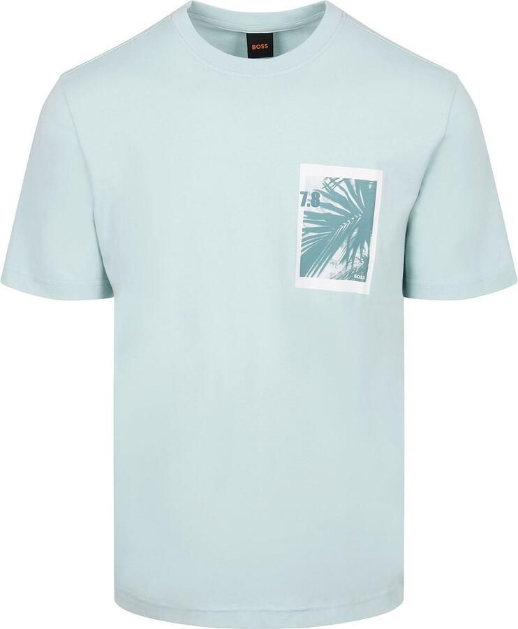 Boss T-shirt Te Board Aqua