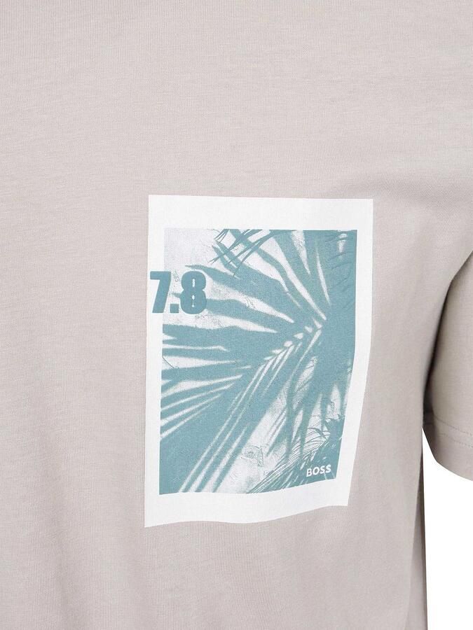 Boss T-shirt Te Board Grijs - Foto 2