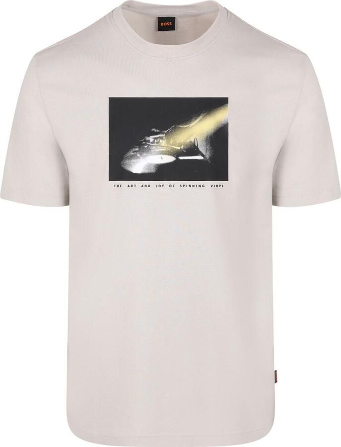 Boss T-shirt Te DJ Grijs