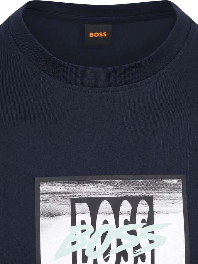 Boss T-shirt Korte Mouw Te Dj Graphic T-shirt - Foto 2