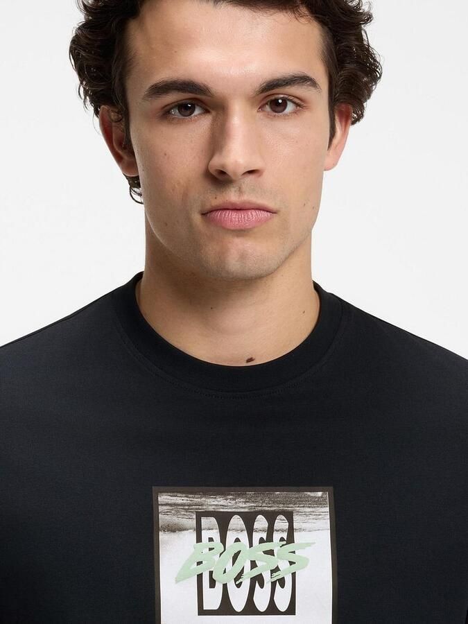 Boss T-shirt Korte Mouw Te Dj Graphic T-shirt - Foto 5