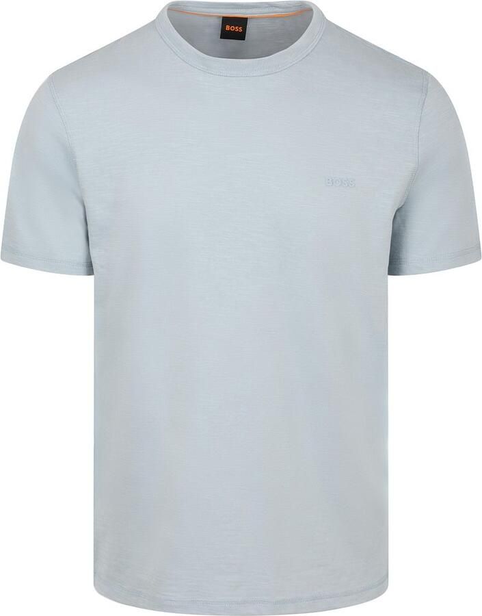 Boss Orange Regular fit T-shirt van gestructureerd katoen Model 'TEGOOD' - Foto 5