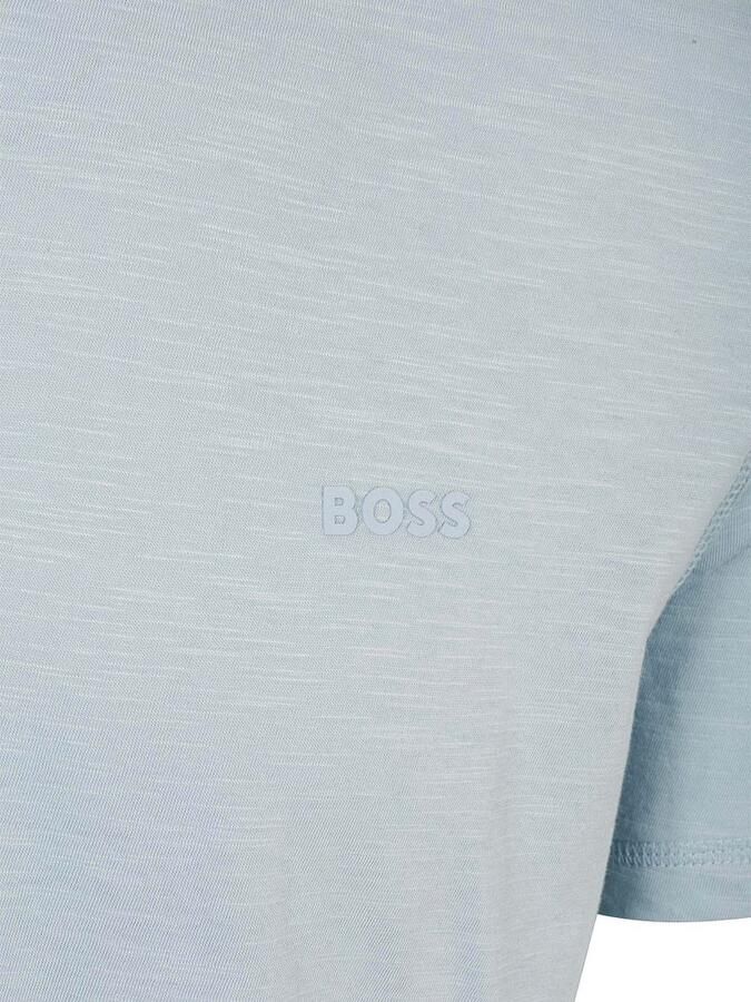 Boss Orange Regular fit T-shirt van gestructureerd katoen Model 'TEGOOD' - Foto 6