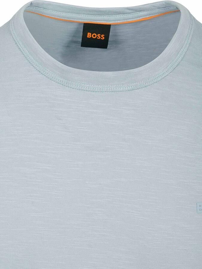 Boss Orange Regular fit T-shirt van gestructureerd katoen Model 'TEGOOD' - Foto 8
