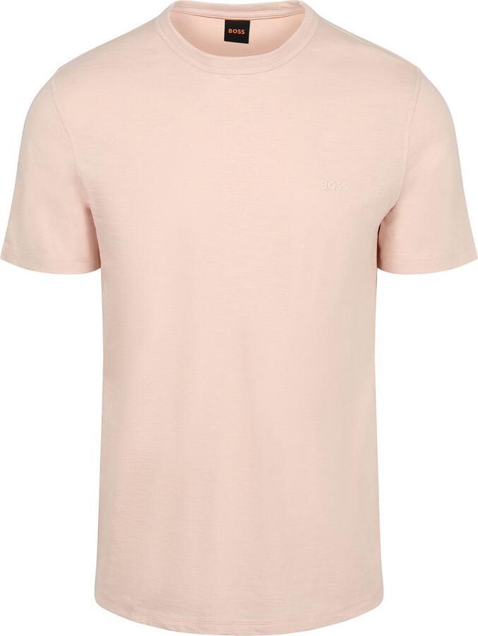 Boss T-shirt Tegood Lichtroze
