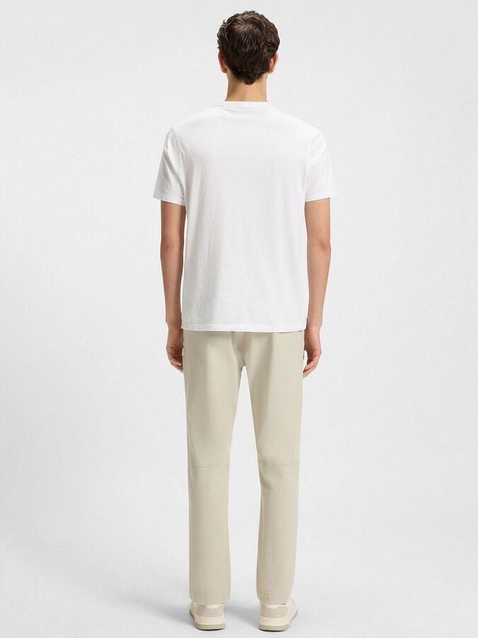 Boss Orange Regular fit T-shirt van gestructureerd katoen Model 'TEGOOD' - Foto 19