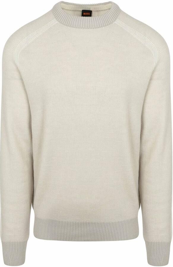 Boss Orange Regular fit gebreide pullover van scheerwolmix model 'AKAJER' - Foto 2