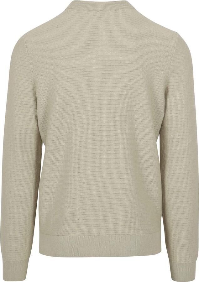 Boss Orange Gebreide trui Anion met contrasterende strepen aan de binnenkant van de halslijn - Foto 2