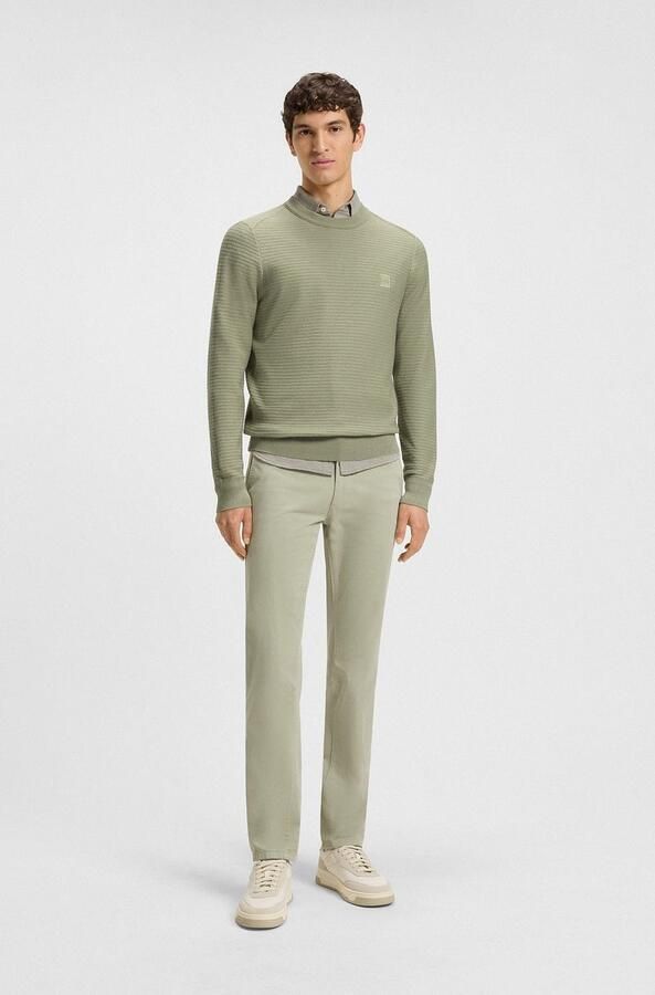 Boss Sweaters Trui Anion Lichtgroen - Foto 3