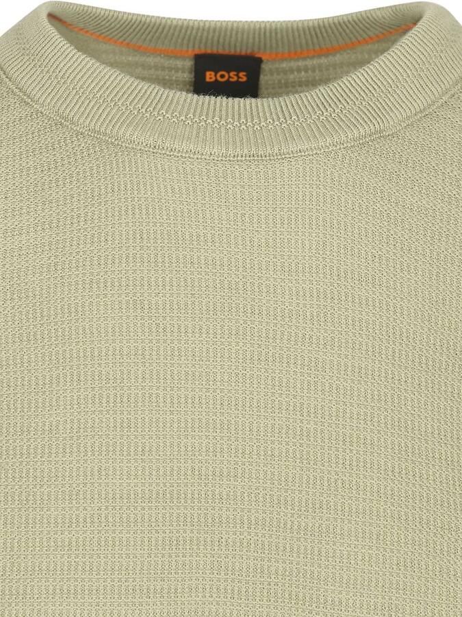 Boss Sweaters Trui Anion Lichtgroen - Foto 4