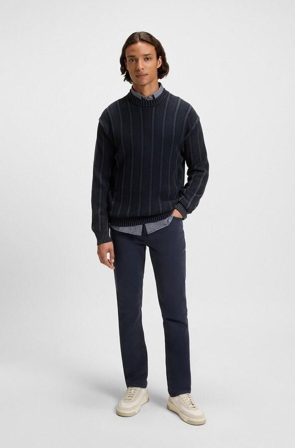 Boss Trui Kaktus Navy - Foto 3