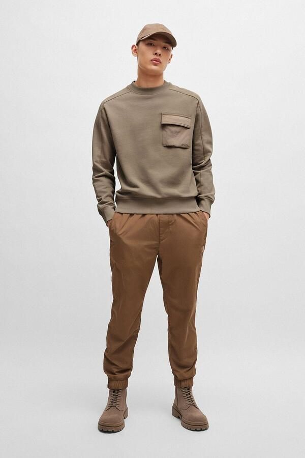 Boss Orange Sweatshirt We_PocketCargo met raglanmouwen - Foto 2