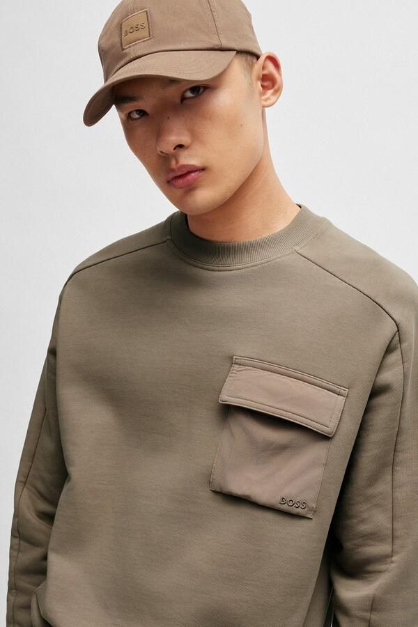 Boss Orange Sweatshirt We_PocketCargo met raglanmouwen - Foto 3