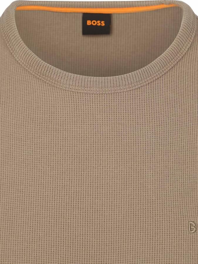 Boss Orange Regular fit shirt met lange mouwen en wafelstructuur model 'TEMPESTO' - Foto 4