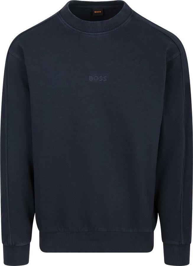 Boss Trui Tile Navy