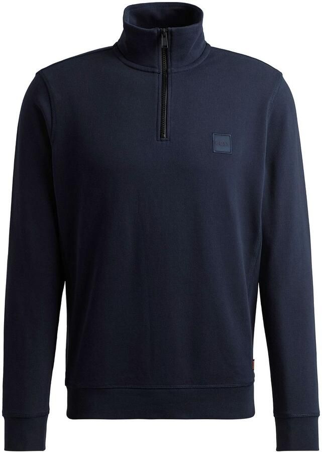 Boss Orange Sweatshirt Zetrust met een ritssluiting bij de kraag (1-delig) - Foto 6