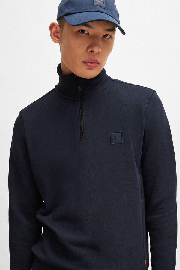 Boss Orange Sweatshirt Zetrust met een ritssluiting bij de kraag (1-delig) - Foto 8