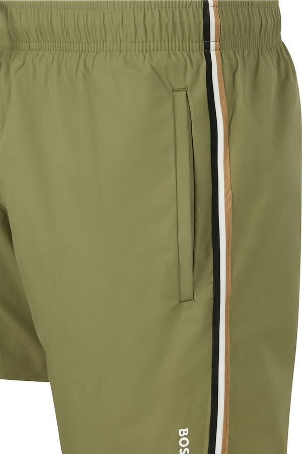 Boss Relaxed fit zwembroek met labelprint model 'Iconic' - Foto 8