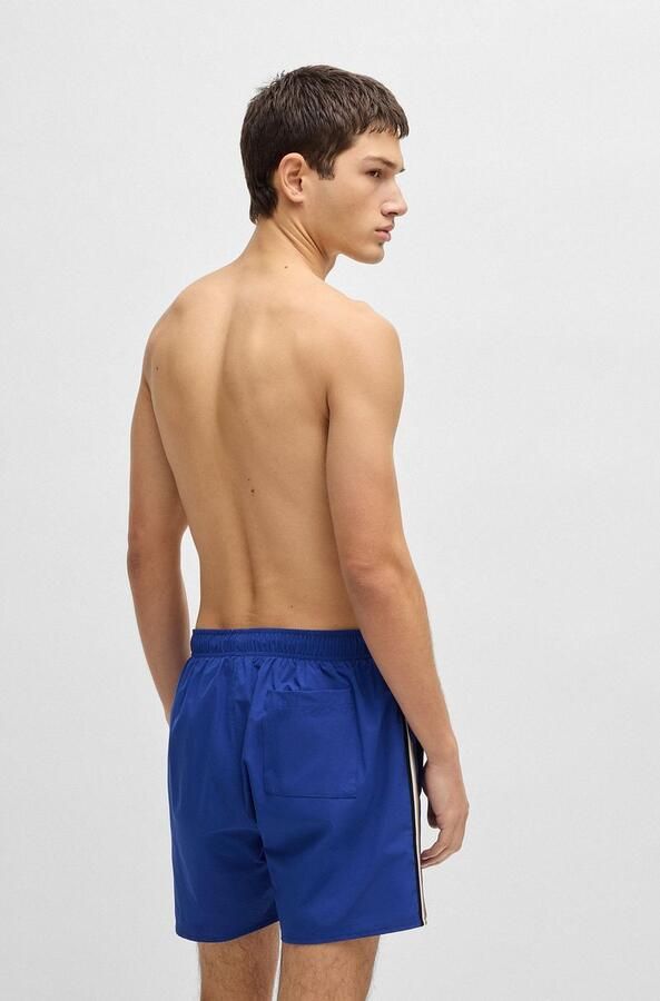 Boss Relaxed fit zwembroek met labelprint model 'Iconic' - Foto 3