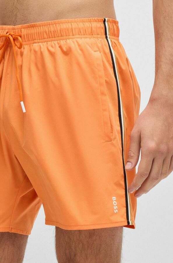 Boss Relaxed fit zwembroek met labelprint model 'Iconic' - Foto 9