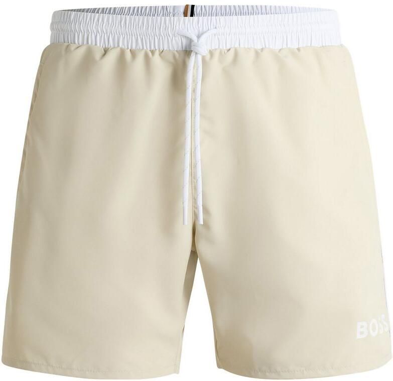 Boss Relaxed fit zwembroek met labelprint model 'STARFISH' - Foto 3