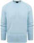 Hugo Boss Pullover Apok Lichtblauw Blauw Heren - Thumbnail 1