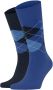 Burlington Sokken met labelapplicatie in een set van 2 paar model 'Everyday Argyle' - Thumbnail 2