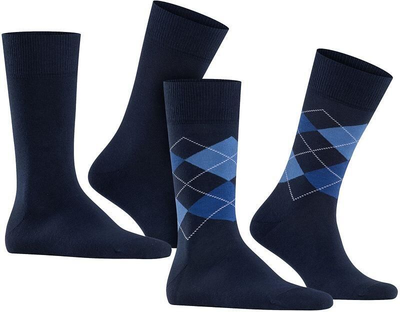 Burlington sokken Everyday Mix donkerblauw (set van 2) - Foto 8