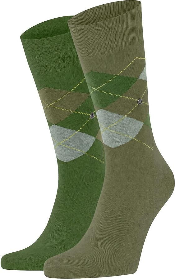 Burlington Panty s Kousen Everyday 2-Pack Groen 7656