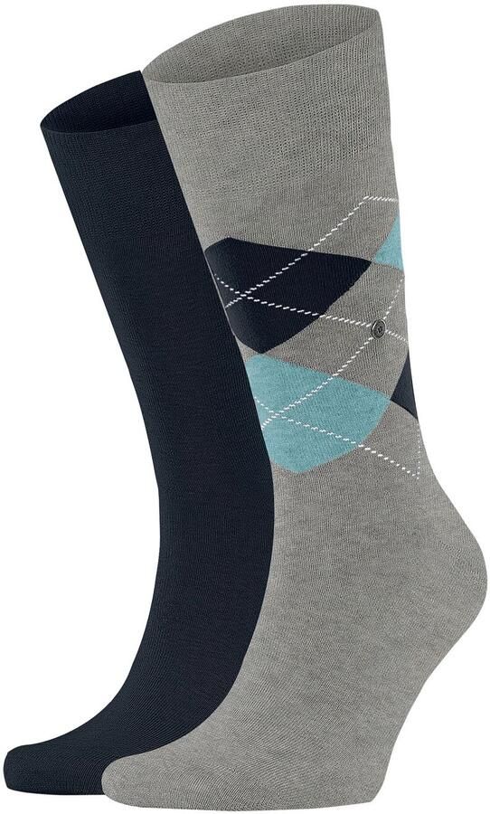 Burlington Sokken met labeldetail in een set van 2 paar - Foto 3