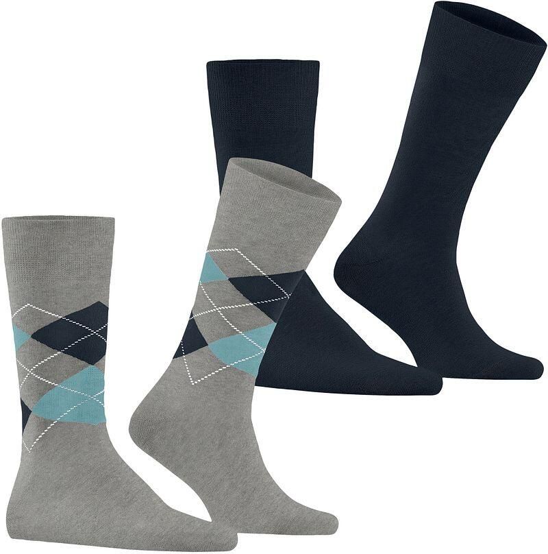 Burlington Sokken met labeldetail in een set van 2 paar - Foto 2