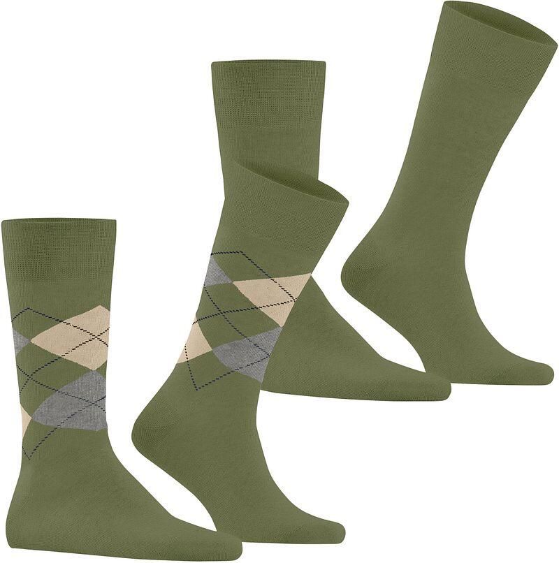 Burlington Socks Everyday Mix Sokken 2-Pack Groen 7472 - Foto 4