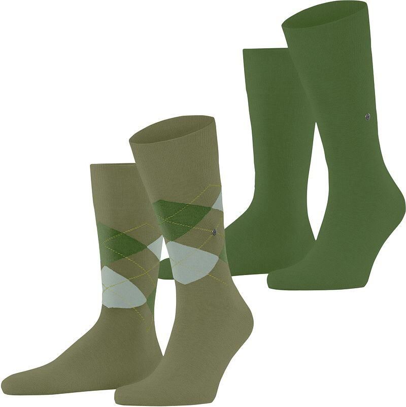 Burlington Panty s Kousen Everyday Mix Sokken 2-Pack Groen 7473 - Foto 4