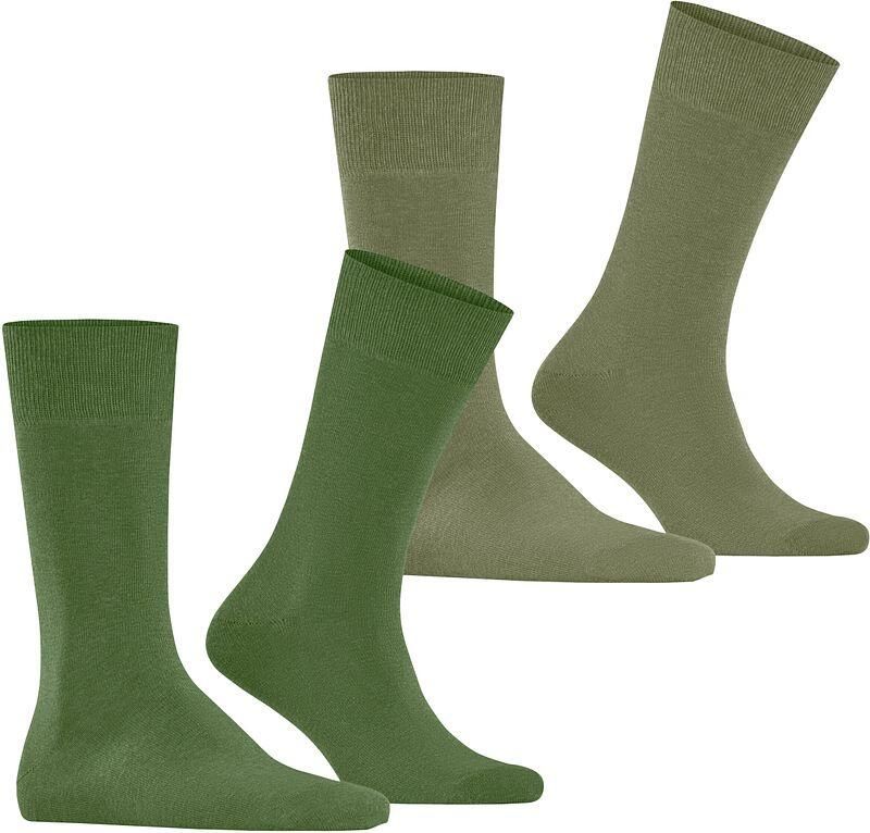 Burlington Panty s Kousen Everyday Uni 2-Pack Groen - Foto 3