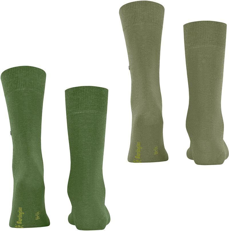 Burlington Panty s Kousen Everyday Uni 2-Pack Groen - Foto 2