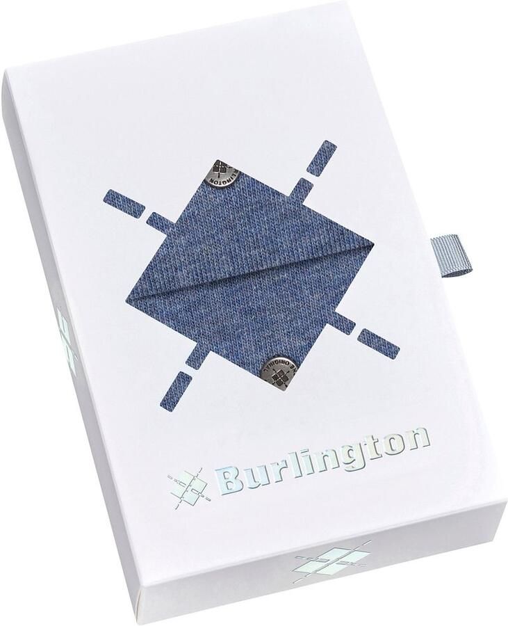 Burlington Socks Gift Box 2-Pack Uni Blauw